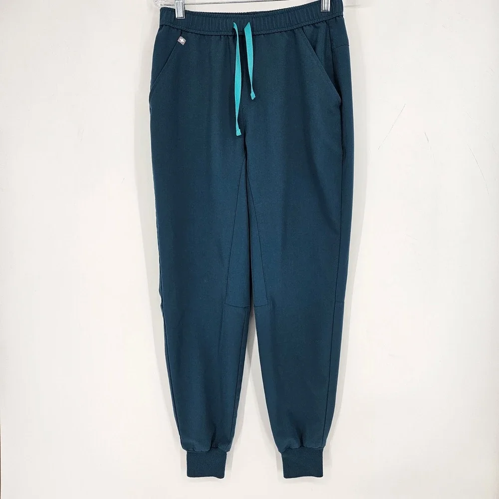 Figs Scrub Pants Mens Small Tansen Caribbean Blue Jogger Healthcare Uniforms